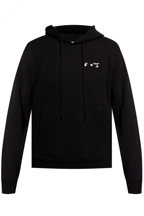 Off-Modal Logo-printed hoodie