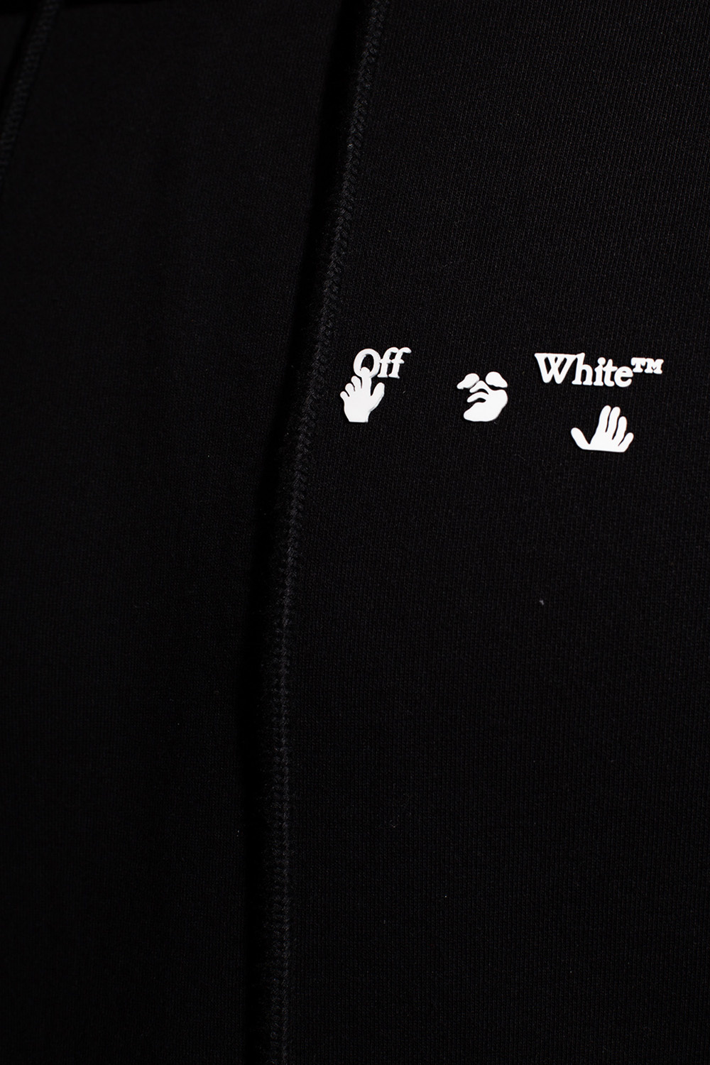 Off-Modal Logo-printed hoodie