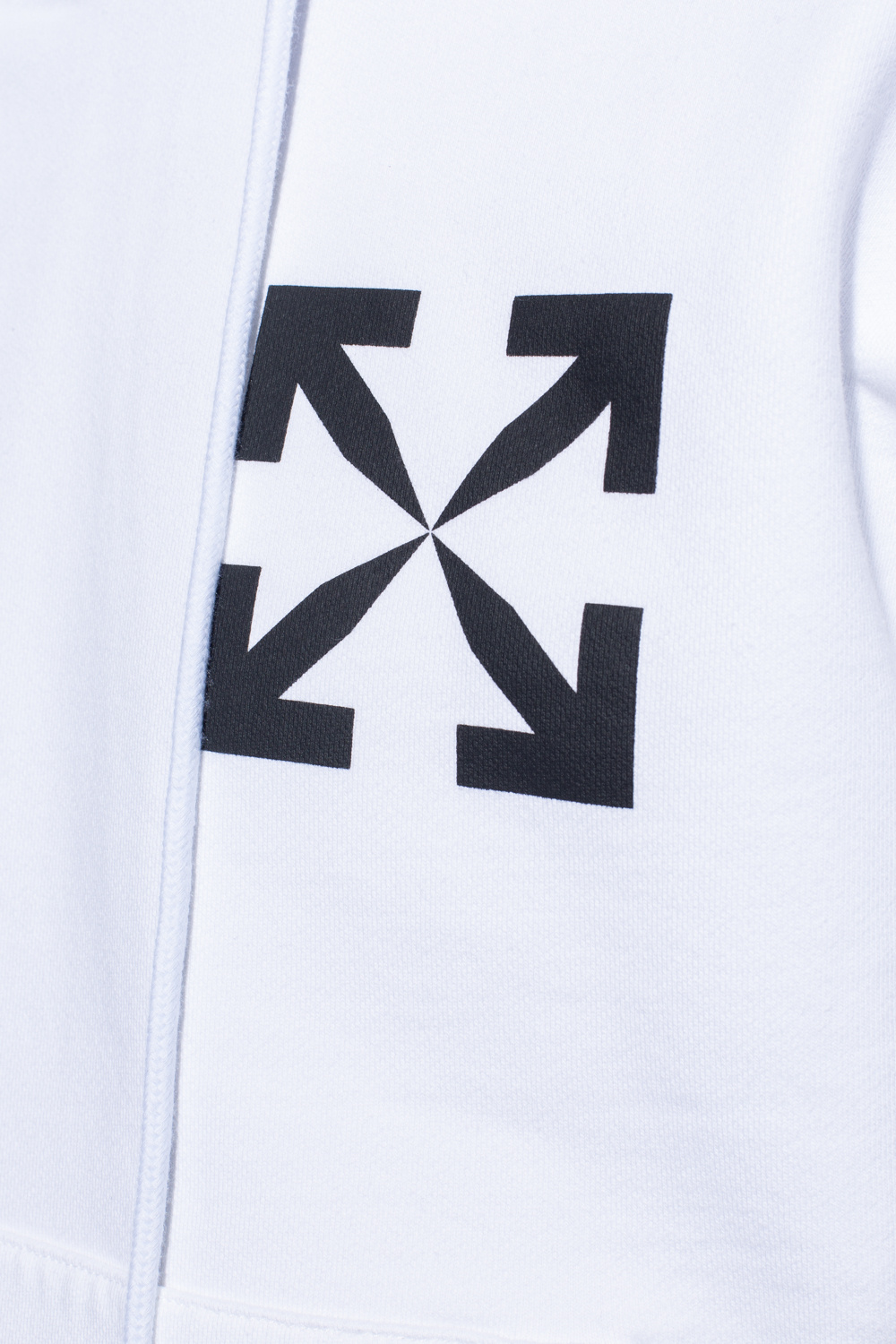 White - IetpShops Australia - Hoodie with logo Off - felpa uomo barrow  sweatshirt unisex