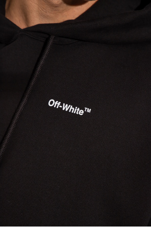 Off-White Logo blue hoodie