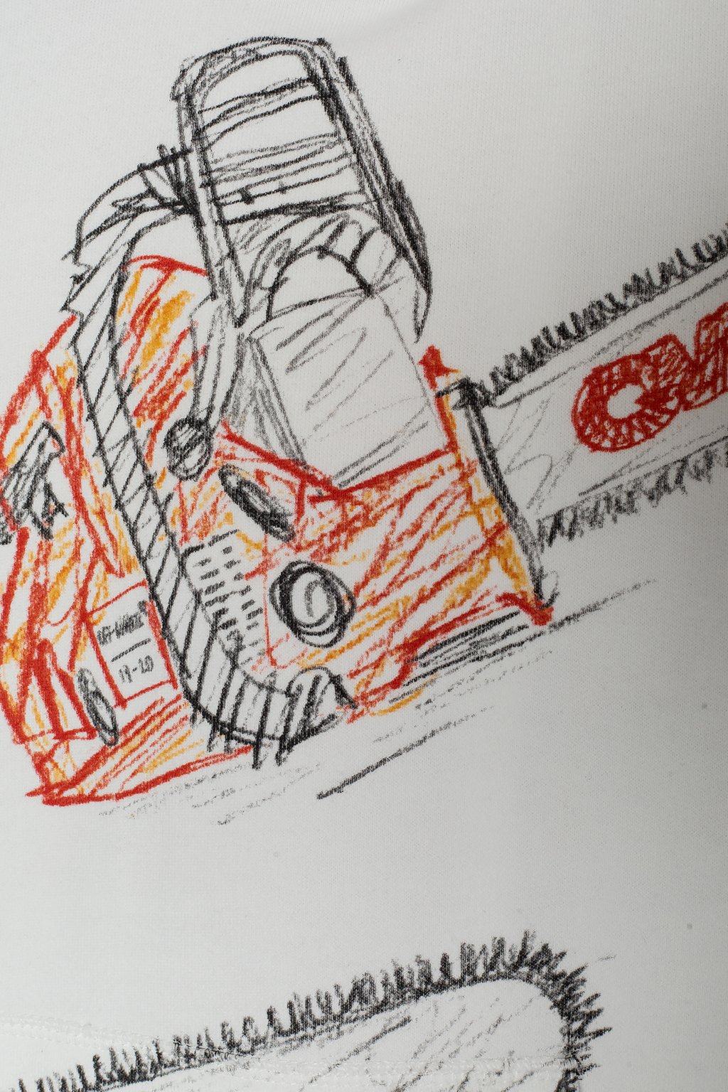 off white chainsaw hoodie