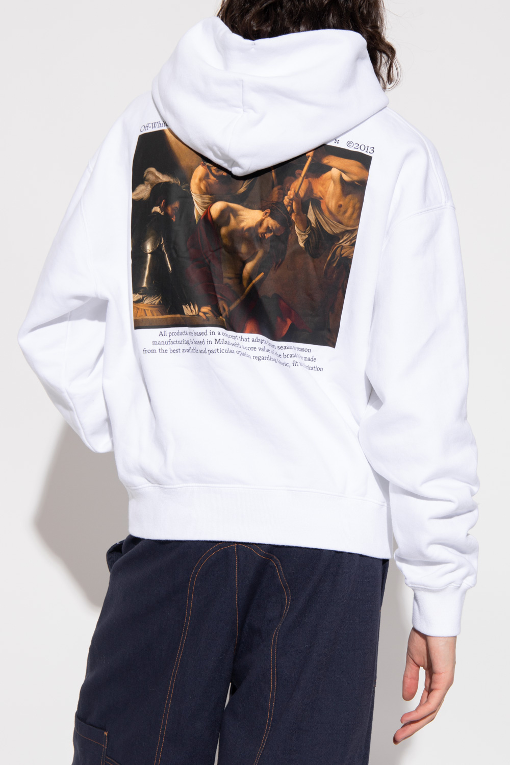 Off-White Printed Crew hoodie