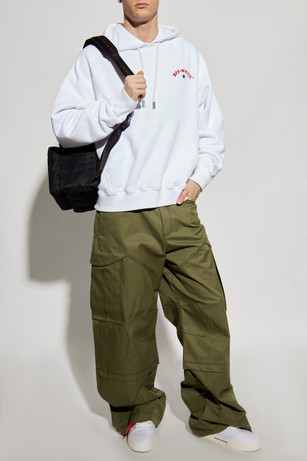 Off-White Sweatshirt mit Logo