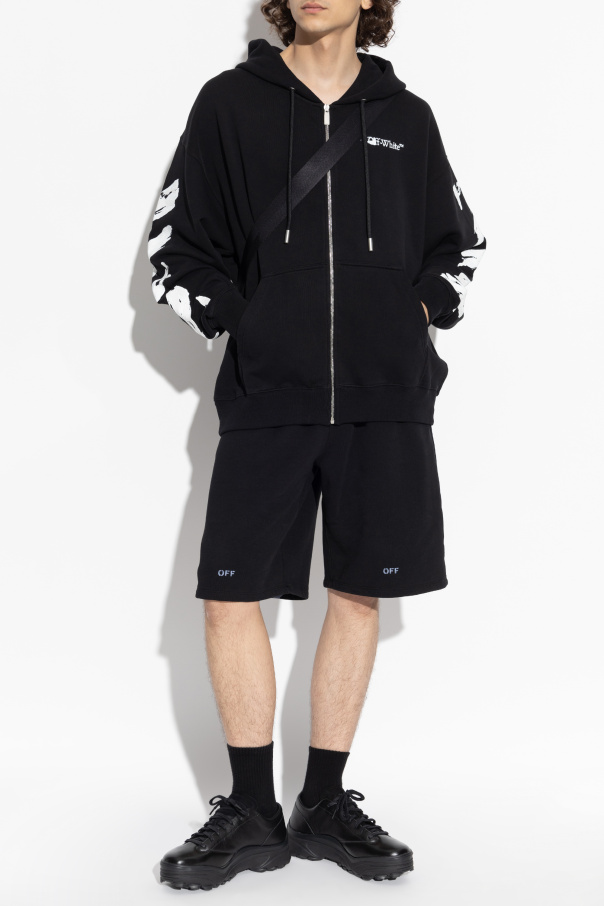 Off-White Sweatshirt with paint splatter effect