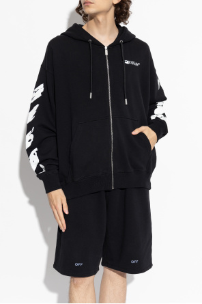 Off-White Sweatshirt with paint splatter effect