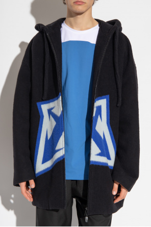 Off-White Hooded wool jacket