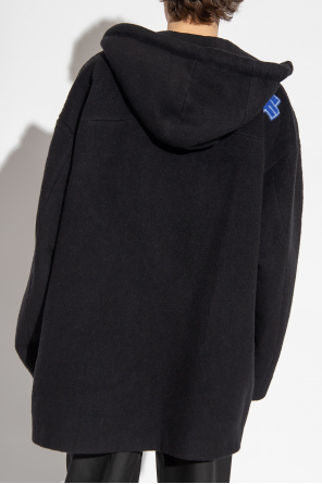 Off-White Hooded wool jacket