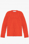 all-over logo turtleneck sweater in virgin wool with logo