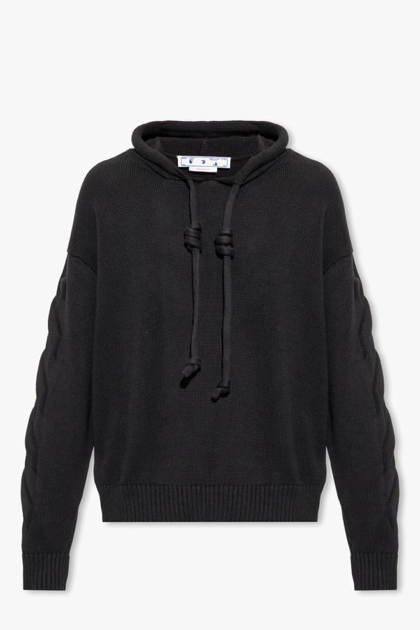 Off-White Hooded Cross sweater