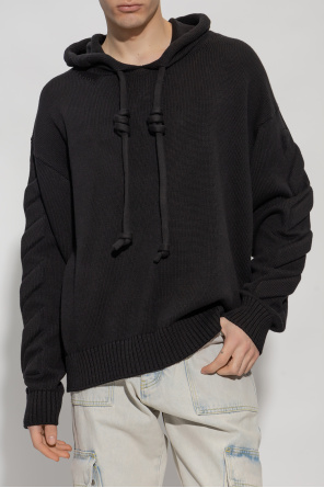Off-White Hooded Cross sweater