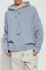 Off-White light blue Hooded sweater