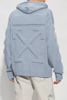 Off-White light blue Hooded sweater
