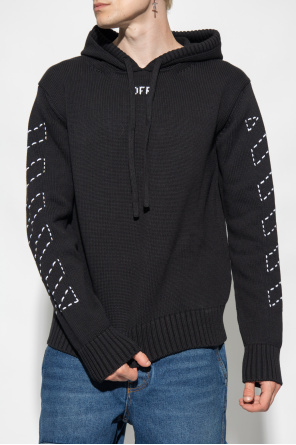 Off-White sweater flag with logo