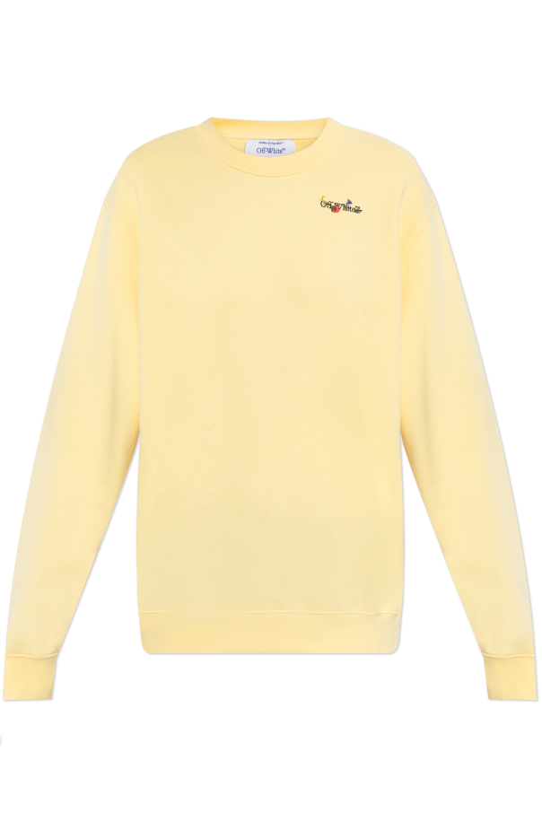 Sweatshirt with a colorfully printed logo od Off-White