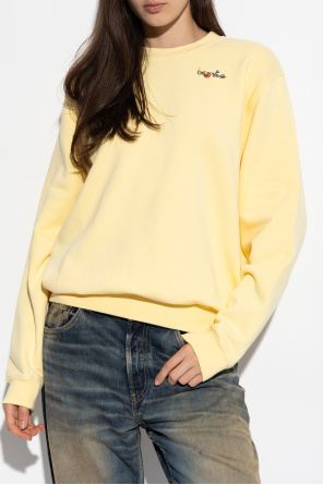 Off-White Sweatshirt with a colorful printed logo