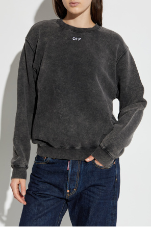 Off-White Sweatshirt mit Logo