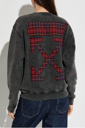 Off-White Sweatshirt mit Logo
