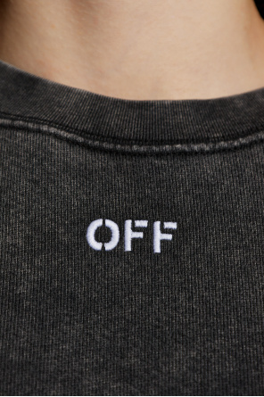 Off-White Sweatshirt mit Logo