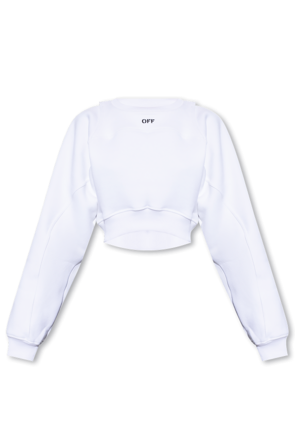 Off-White Two-layer ruched sweatshirt