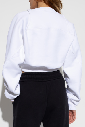 Off-White Two-layer ruched sweatshirt