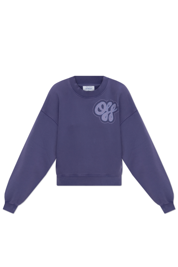 Off-White Sweatshirt mit Logo