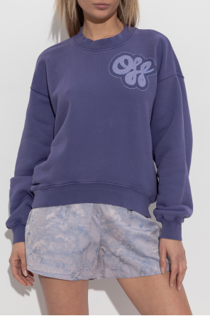 Off-White Sweatshirt mit Logo