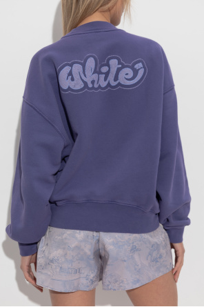 Off-White Sweatshirt mit Logo