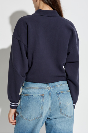 Off-White Sudadera corta con cuello