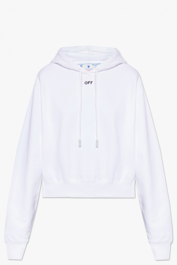Off-White Cropped Identity hoodie