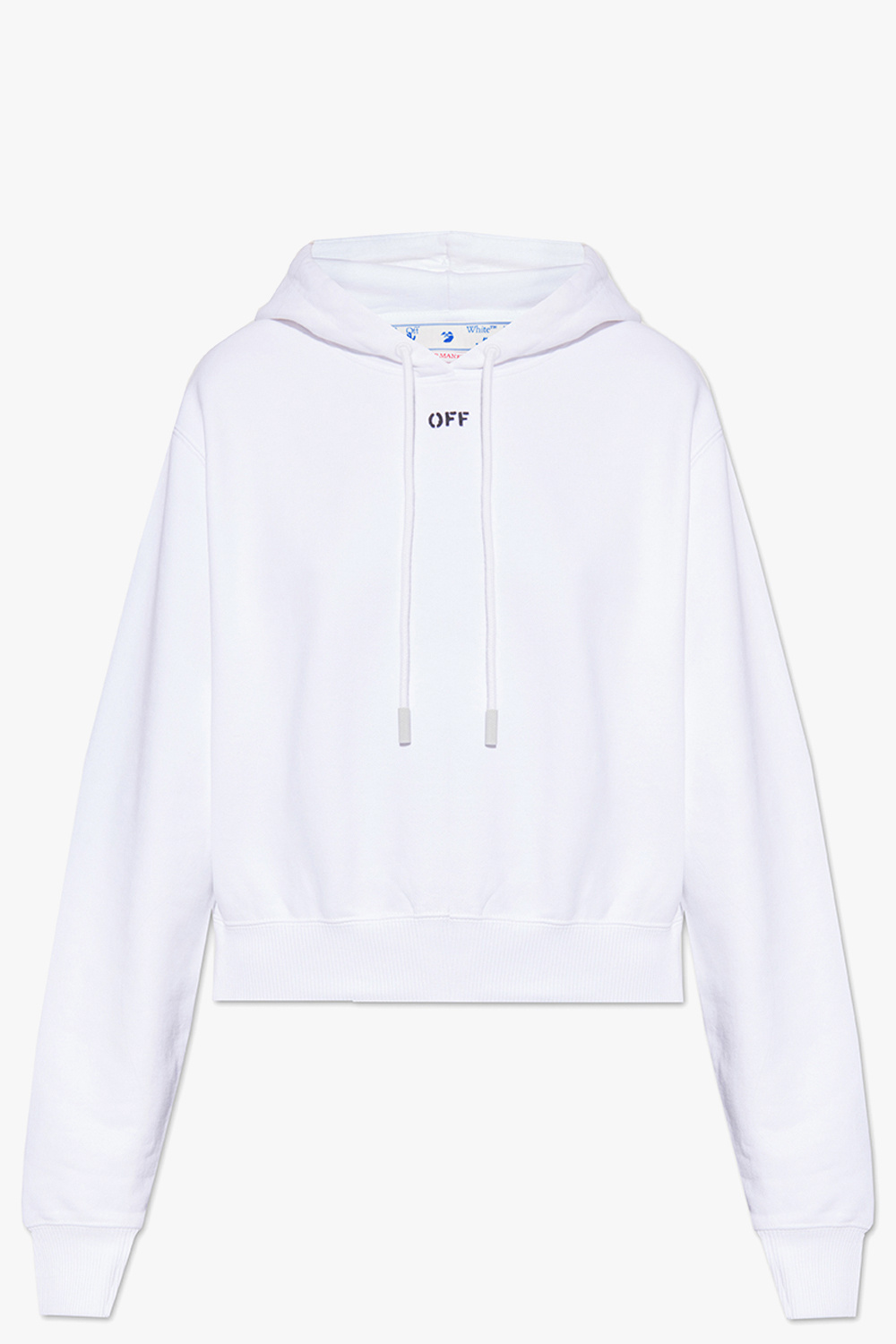 Off-White Cropped Premium hoodie