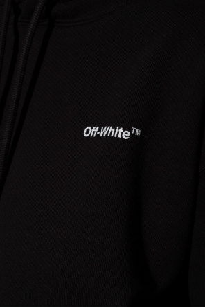 Off-White Printed Denim hoodie