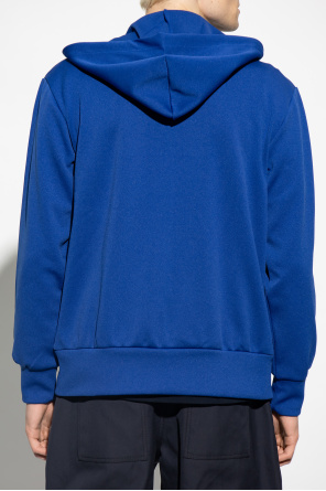 Comme des Garçons Play hoodie Bleu with logo patch