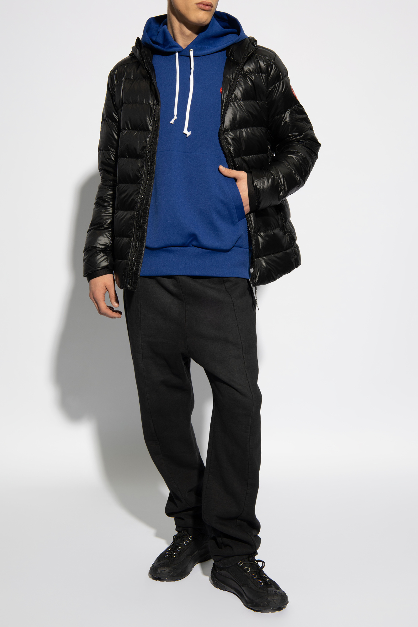 Inloggegevens Voorschrijven Grillig Comme des Garçons Play Logo hoodie | Men's Clothing | IetpShops | adidas  Own the Run Warm Hoodie Ανδρική Μπλούζα με Κουκούλα