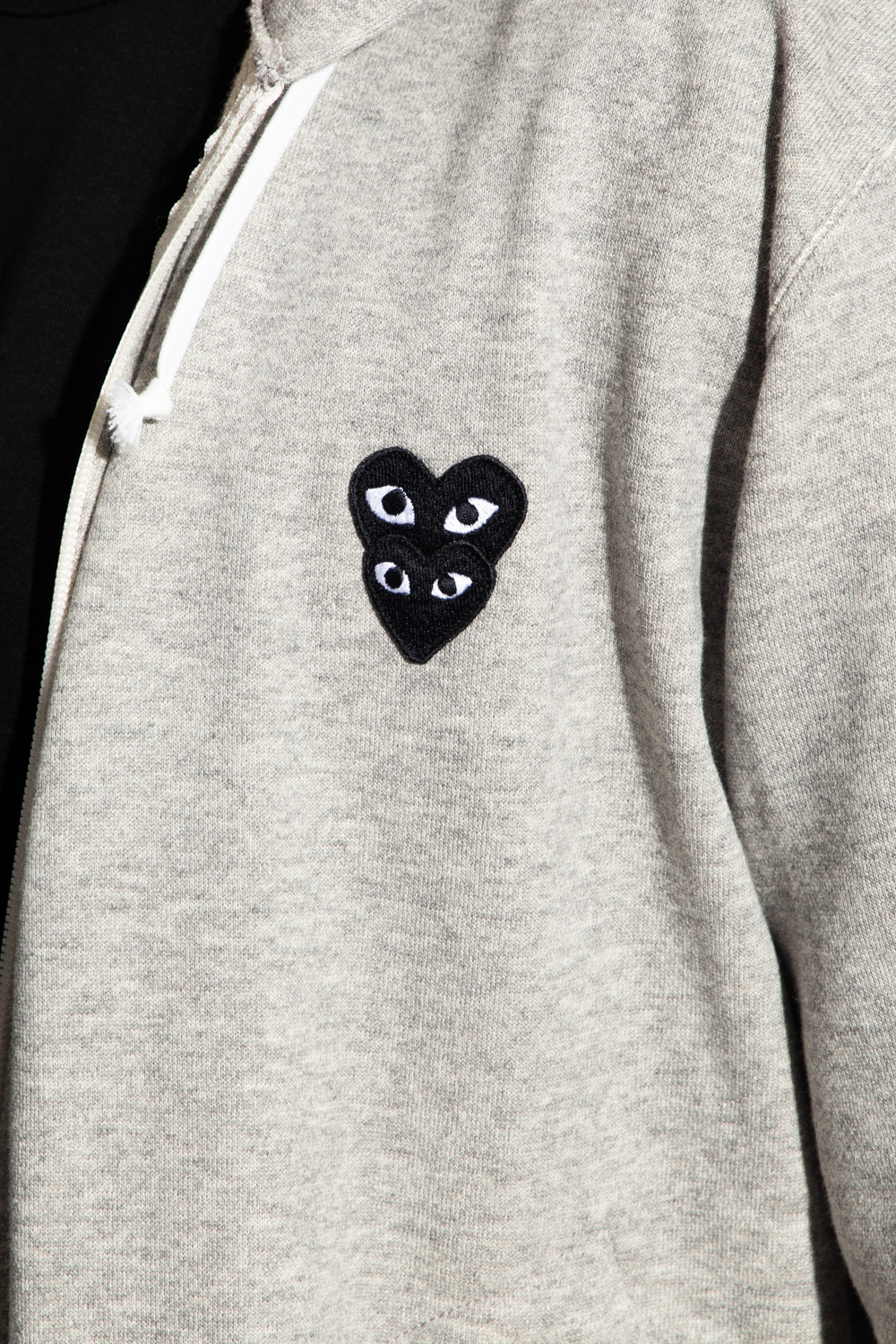 Comme des Garcons Play Hoodie en polaire Vert