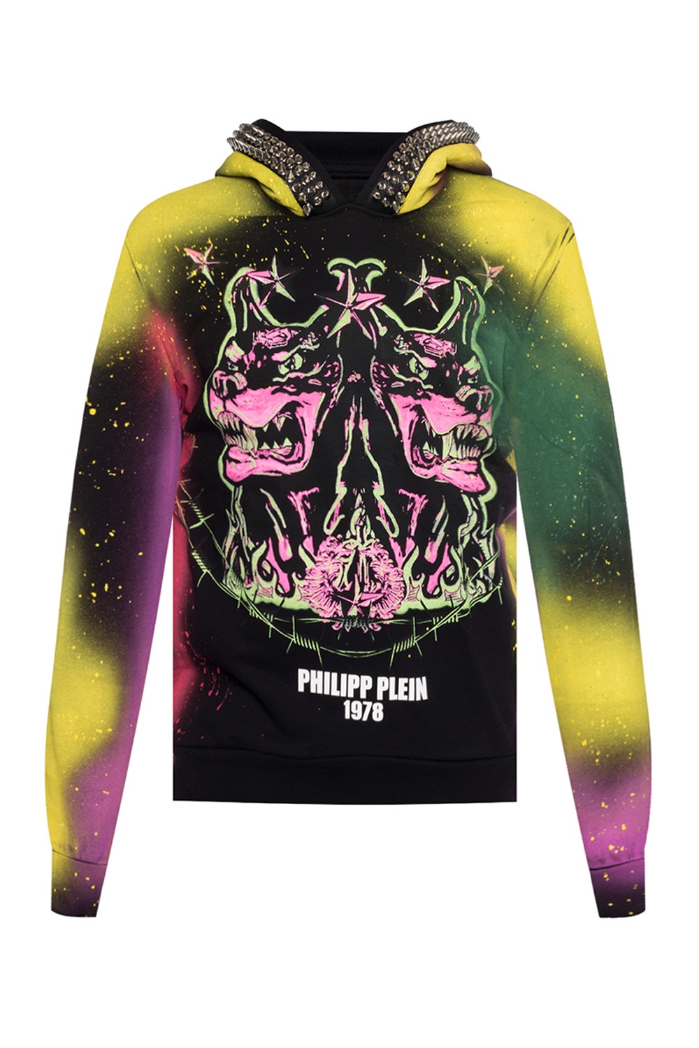 philipp plein yellow hoodie