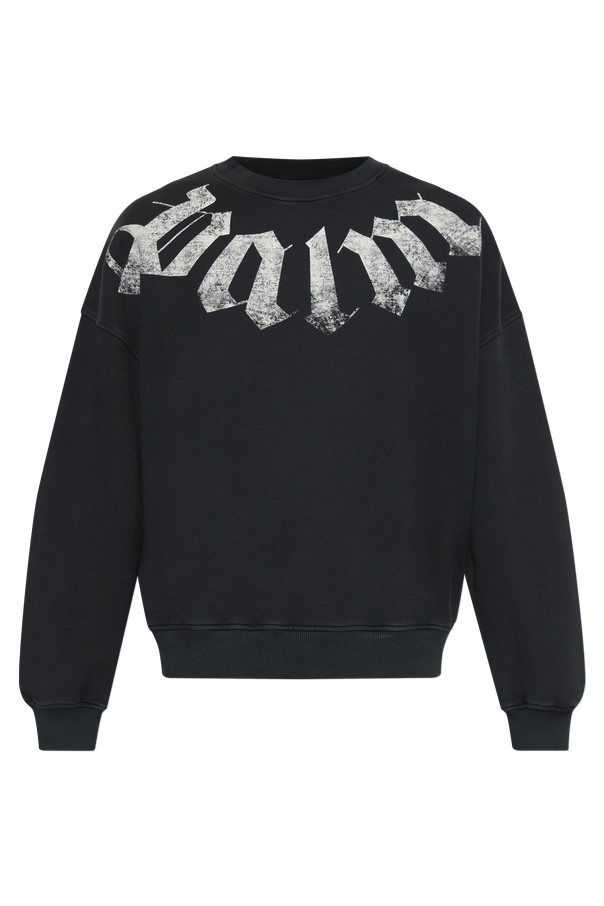 Cotton sweatshirt with print od Palm Angels