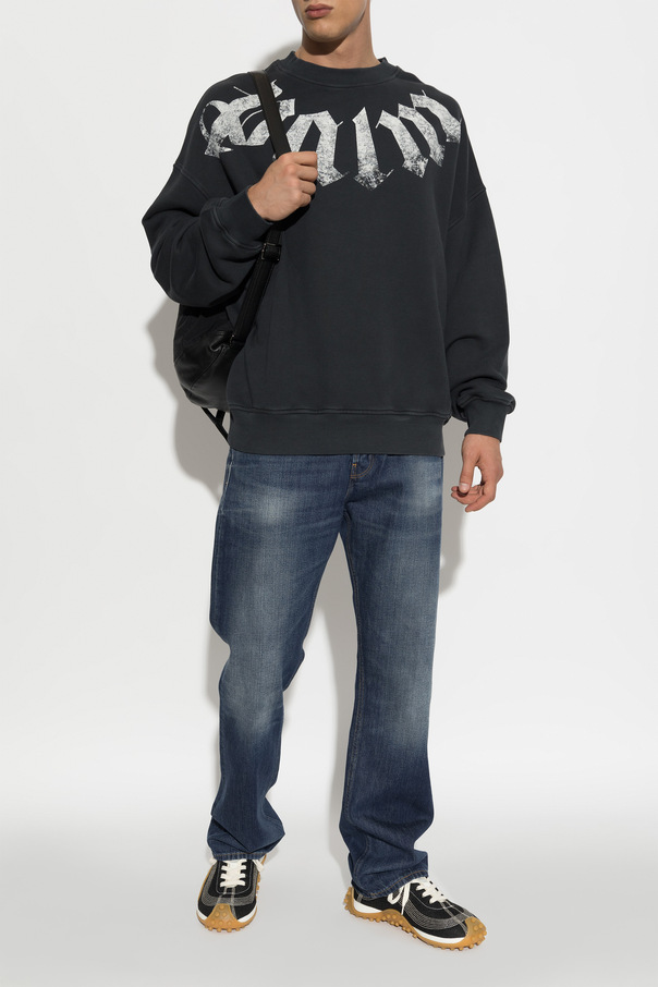Palm Angels Cotton sweatshirt with print