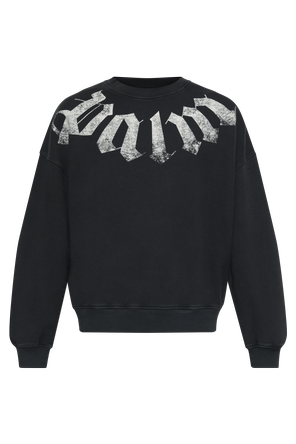 Cotton sweatshirt with print