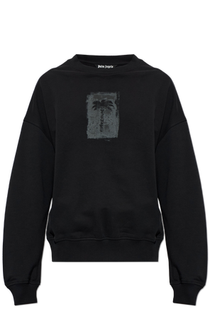 Cotton sweatshirt with a crew neck