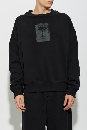 Palm Angels Baumwoll-Sweatshirt mit Rundhalsausschnitt