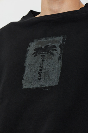 Palm Angels Baumwoll-Sweatshirt mit Rundhalsausschnitt