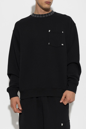 Palm Angels Cotton sweatshirt with pocket