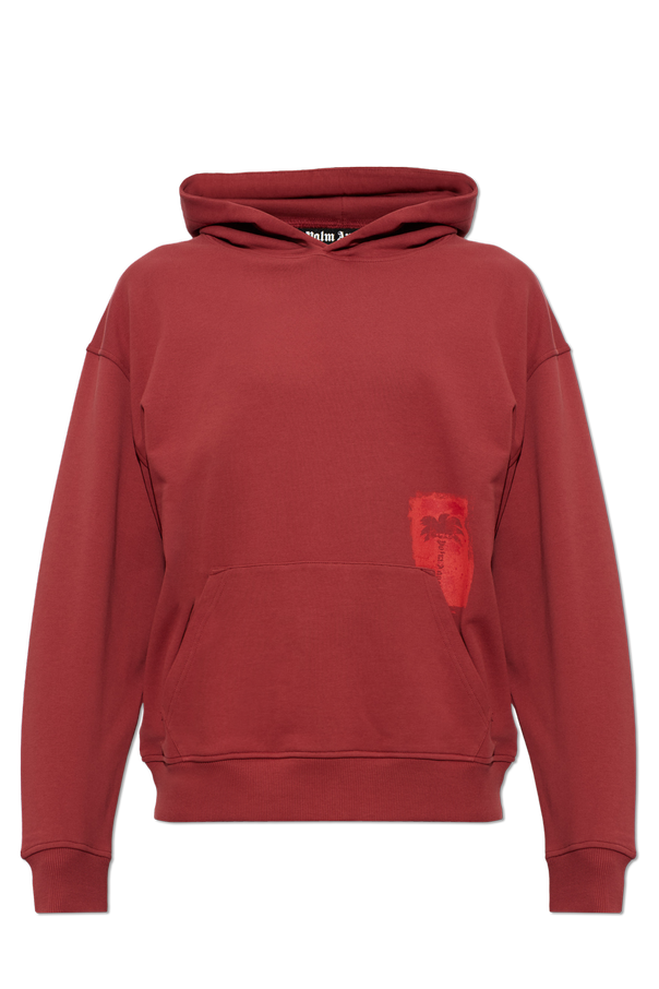 Cotton sweatshirt with print od Palm Angels