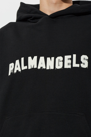 Palm Angels Памучен суитшърт с качулка