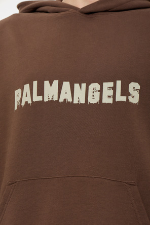 Palm Angels Printed cotton hoodie