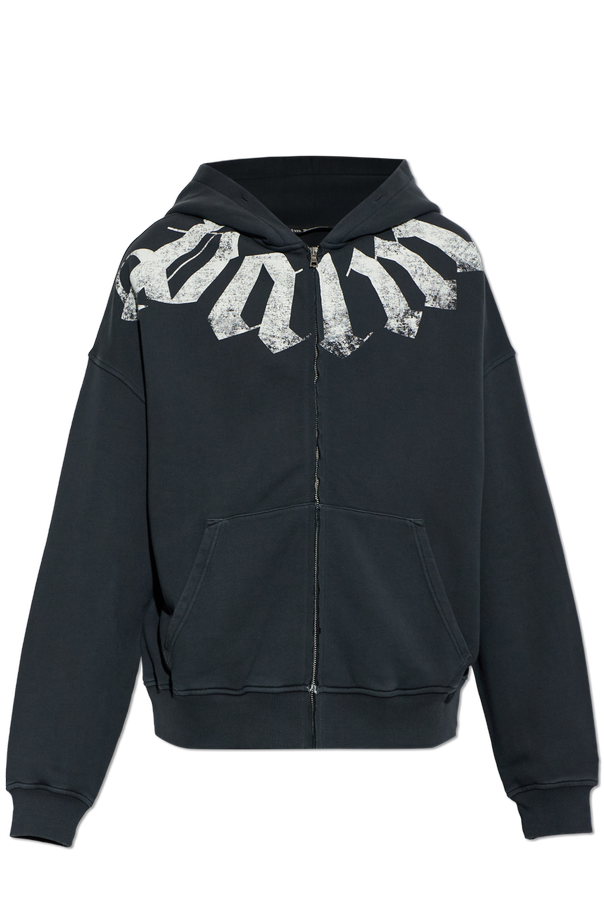 Oversize hoodie with hood od Palm Angels