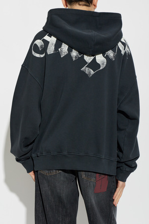 Palm Angels Hooded zip-up sweatshirt