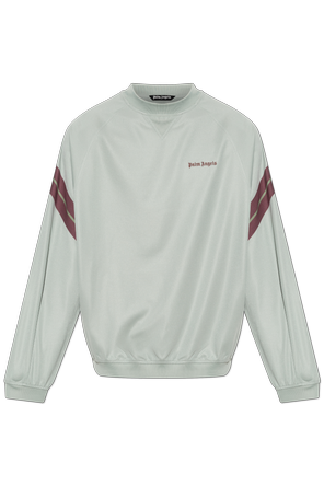 Cotton sweatshirt with embroidered logo
