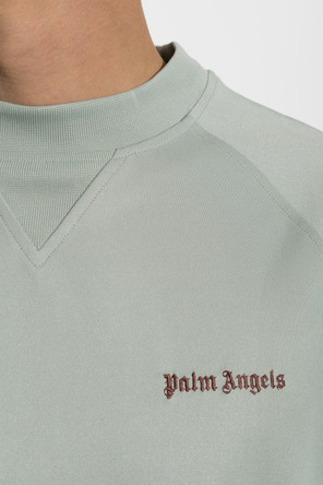 Palm Angels Cotton sweatshirt with embroidered logo