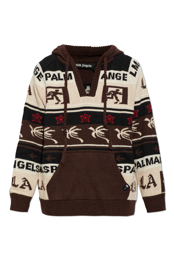 Patterned hoodie od Palm Angels